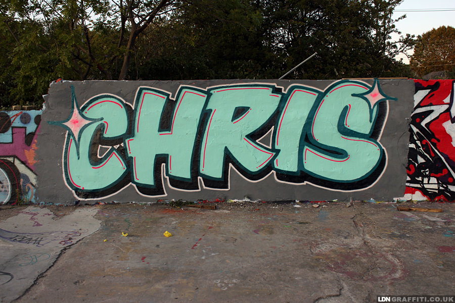 graffiti name chris