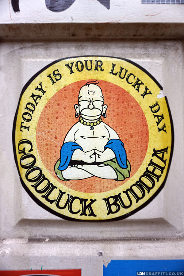 Good Luck Buddha LDNGraffiti